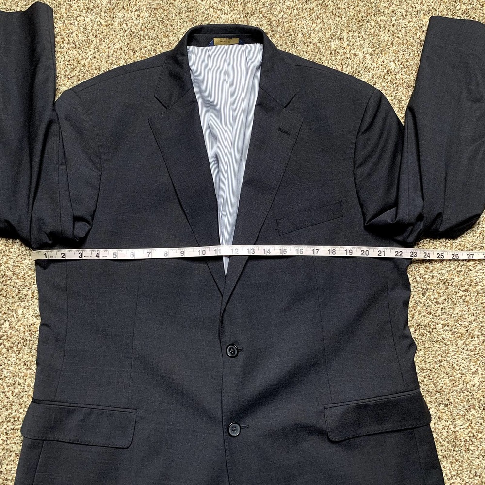 NWOT Brooks Brothers Explorer Mens Gray Long Sleeve Blazer Suit Madison Fit 46R - Picture 3 of 9